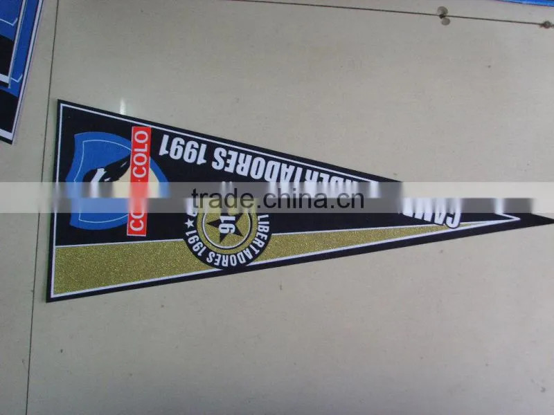 Advertising outdoor triangle banner felt banner