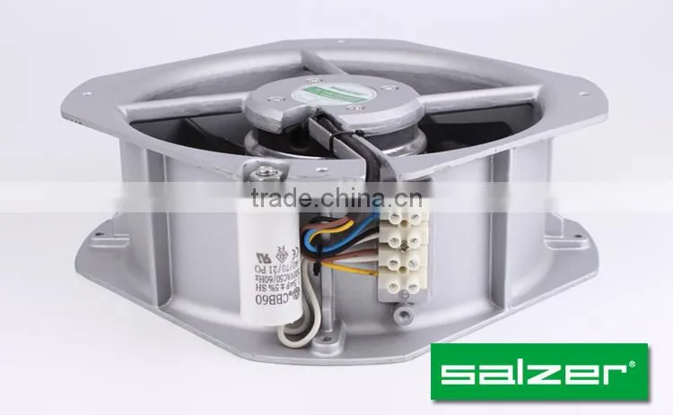 SALZER PD200M-220 225X225X80mm AC Axial Fan with Metal Impeller