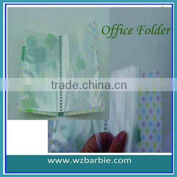 plastic folder/plastic file folder/office plastic folder
