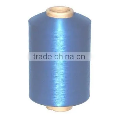 Colord polyester yarn