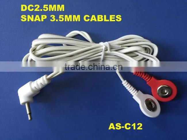 4 snap lead TENS lead wire,lead wire for tens machine