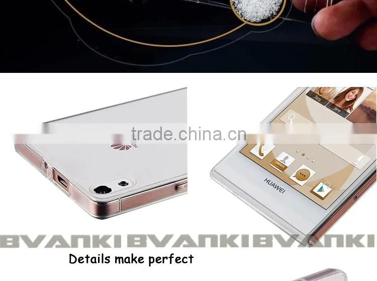 TPU Case 2016 For Huawei Ascend P6 Back Cover,Shenzhen Mobile Phone Shell Stylish Phone Case Clear Case Back For Huawei AscendP6