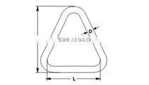 Triangle 5mm ring Zinc Plated