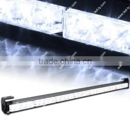 31.5"LED Warning Strobe Light LED Emergency Warning Traffic Advisor Vehicle Strobe Light Bar White