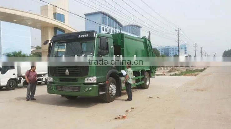 Howo compactor garbage truck 10 m3, compactor garbage truck, 10000 liter garbage collection truck