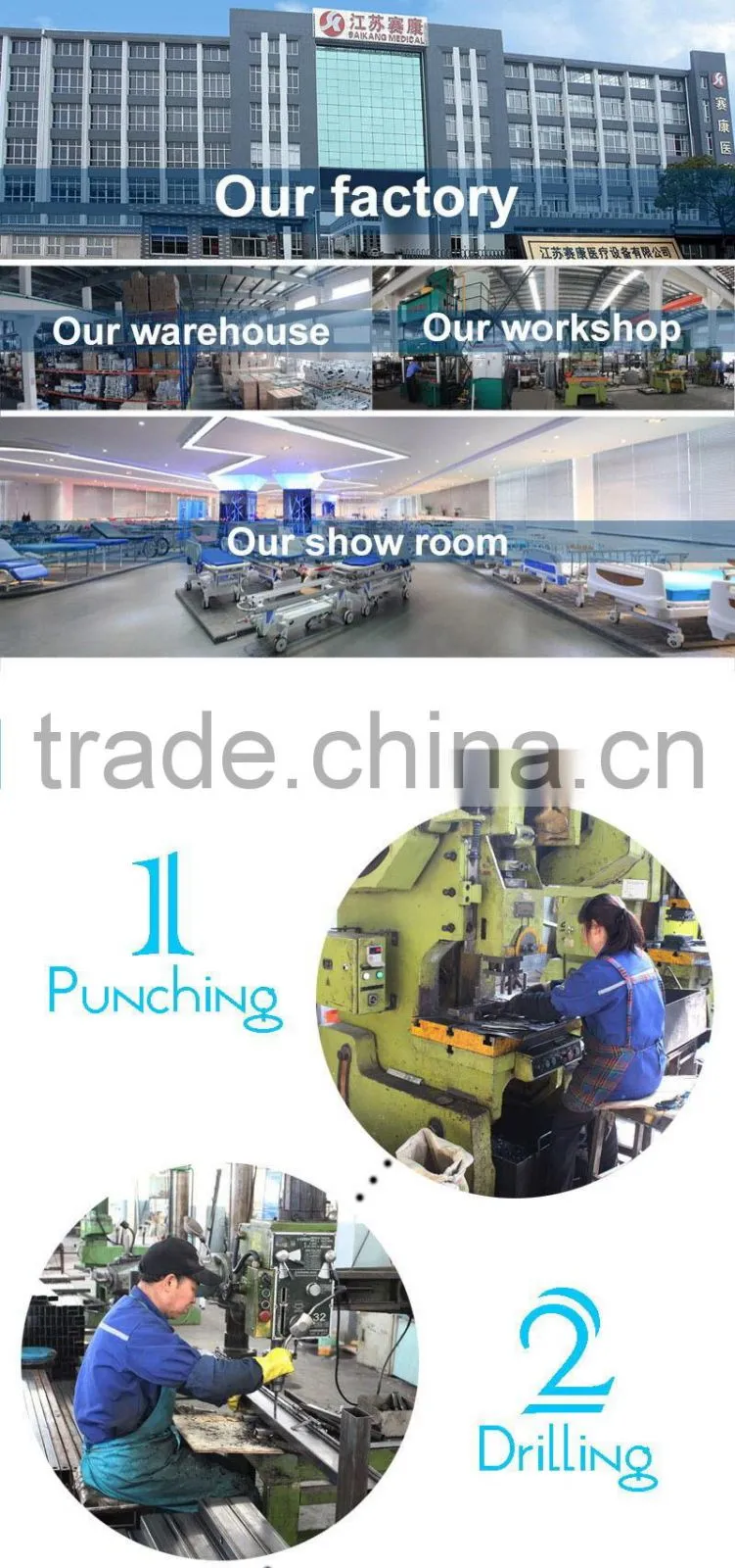Hydraulic Manual Operating Table With Utility Functions