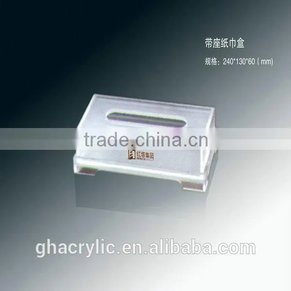 GH-RZ570 Shenzhen Guihe factory direct sale Durable ,customized acrylic tissue box cover