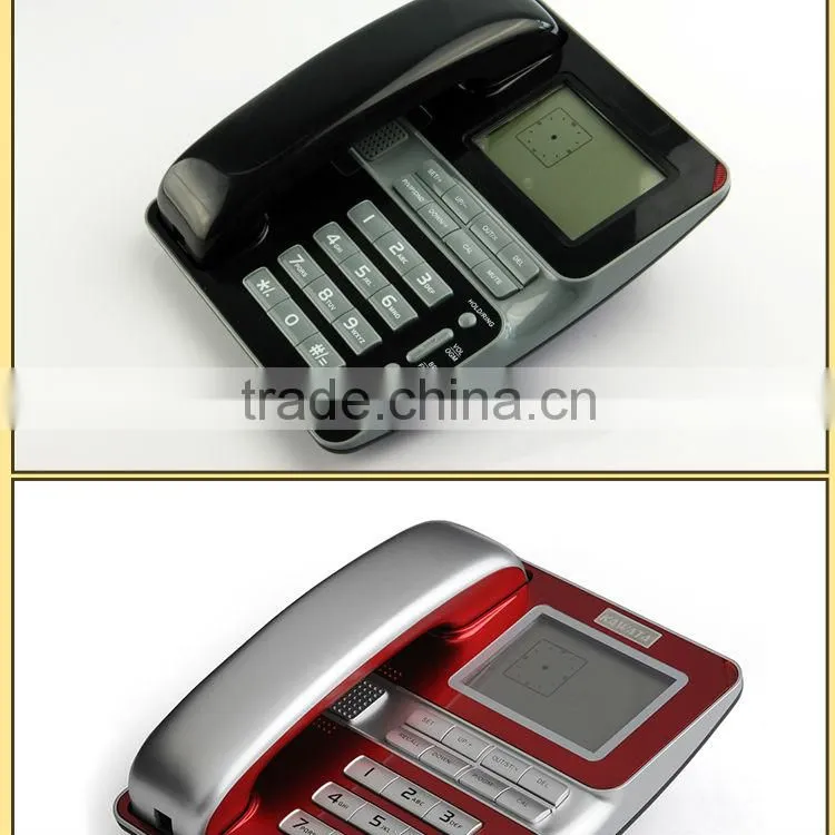 Hot selling lcd backlight business desk landline telephone