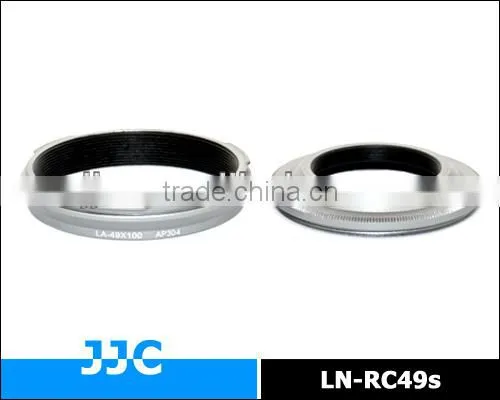 JJC LN-RC49s Metal lens hood for FUJI LH-X100, with a 49mm Filter adapter for FUJIFILM FINEPIX X100 and X100S