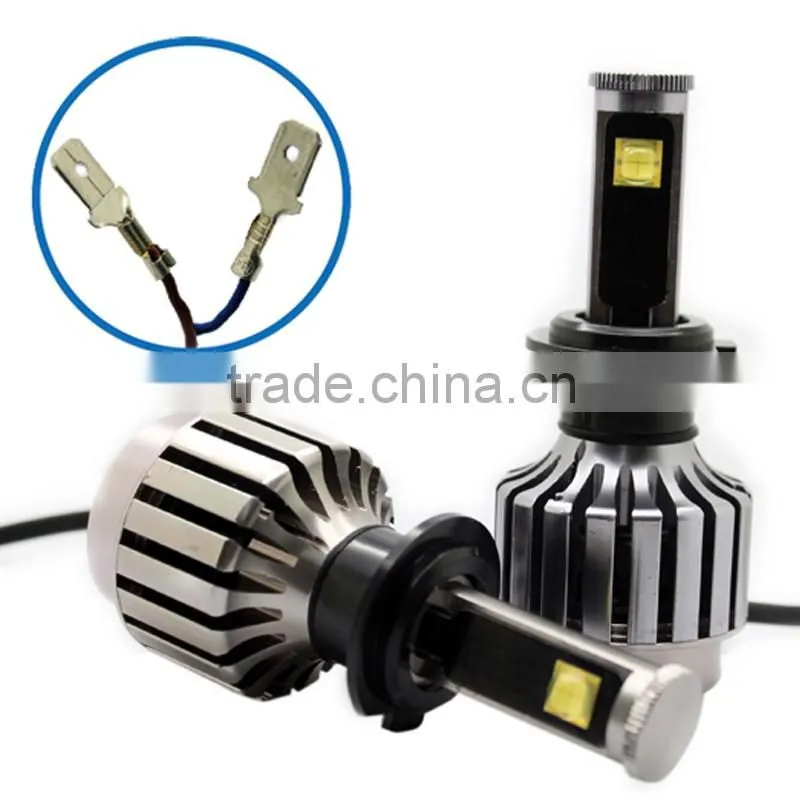 2016 Newest Cooling Fan System DC 12-24V LED Headlight Car H7 LED Headlight , High Power LED Headlight
