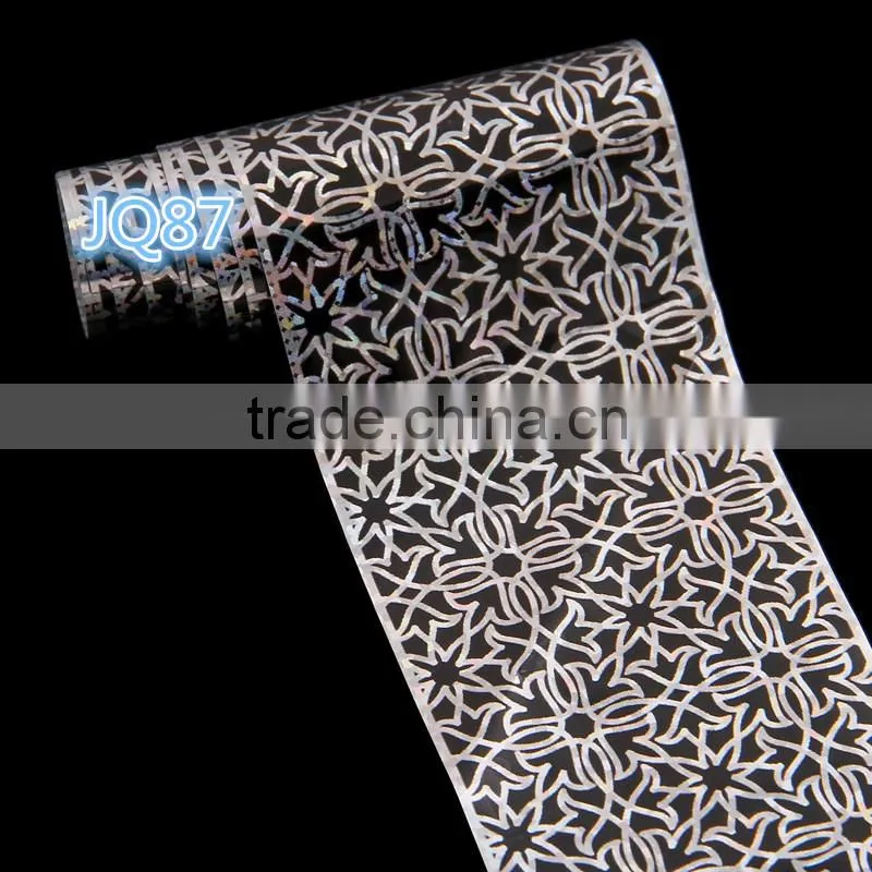 Rose flower Laser 1 Roll Nail Transfer Sticker Tips Decoration Accessories Hotsale