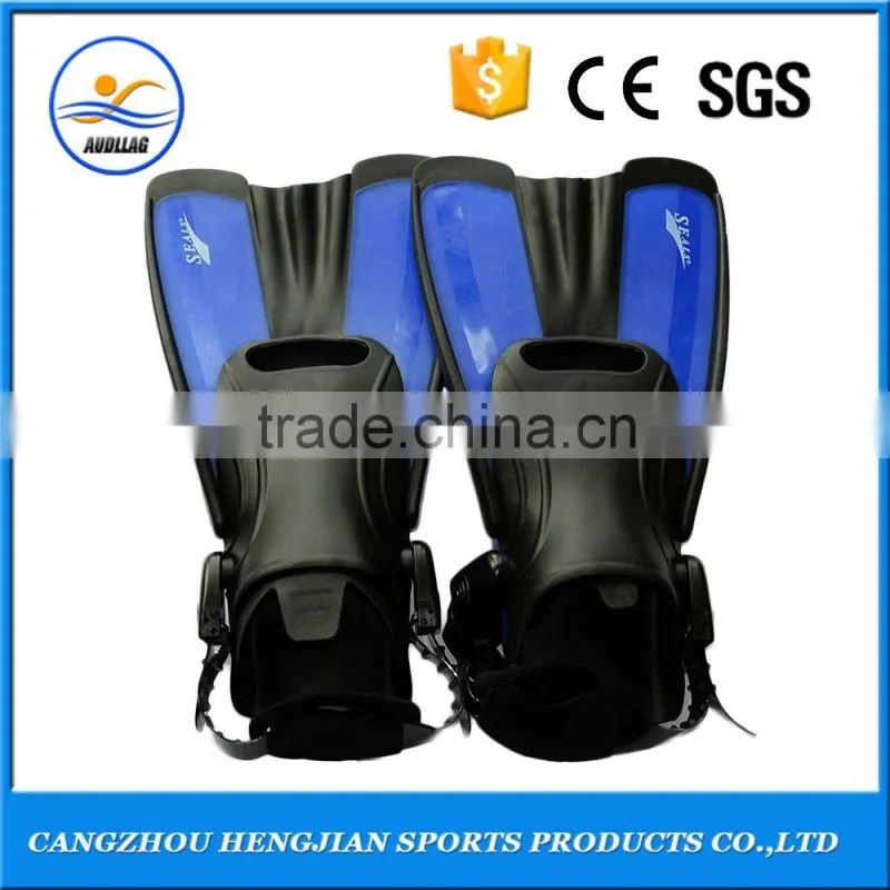 Colorful swimming diving scuba fins