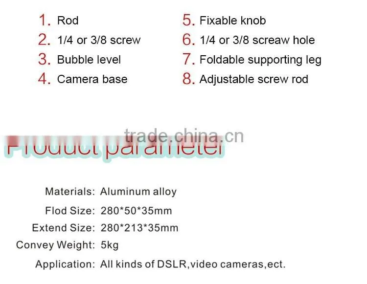 The hottest professional factory directly high quality aluminium alloy mini slider parallax for photography video shooting