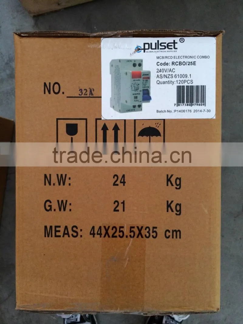 RCBO 2p Residual Current Double Pole RCBO