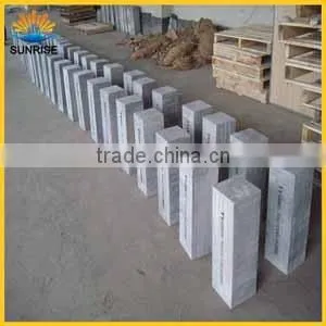 For Steel Pusher Metallurgical Furnace Fused Cast Skid Rall Block