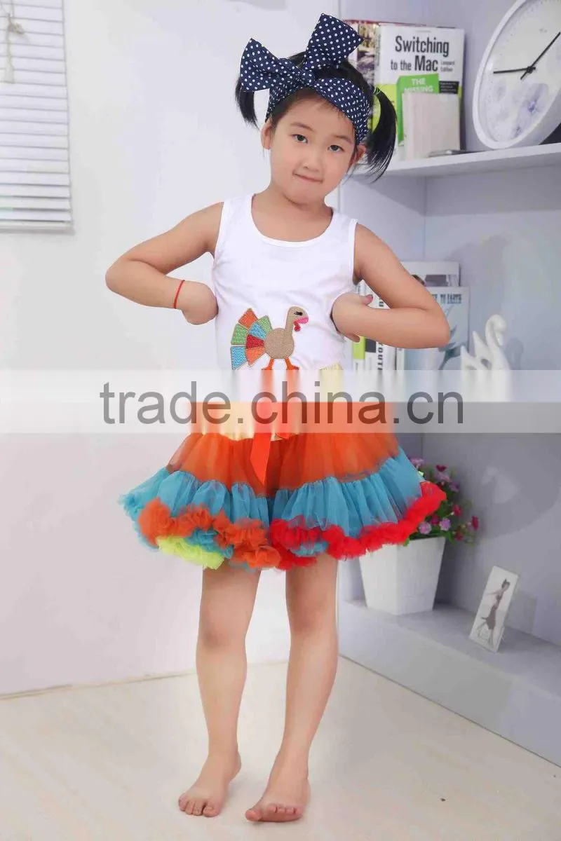 wholesale alibaba baby clothes top and children tulle skirt