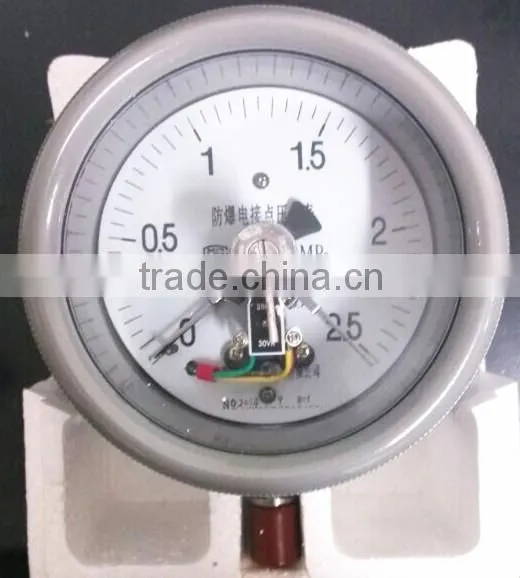 mpa explosion proof electric contact pressure gauge types