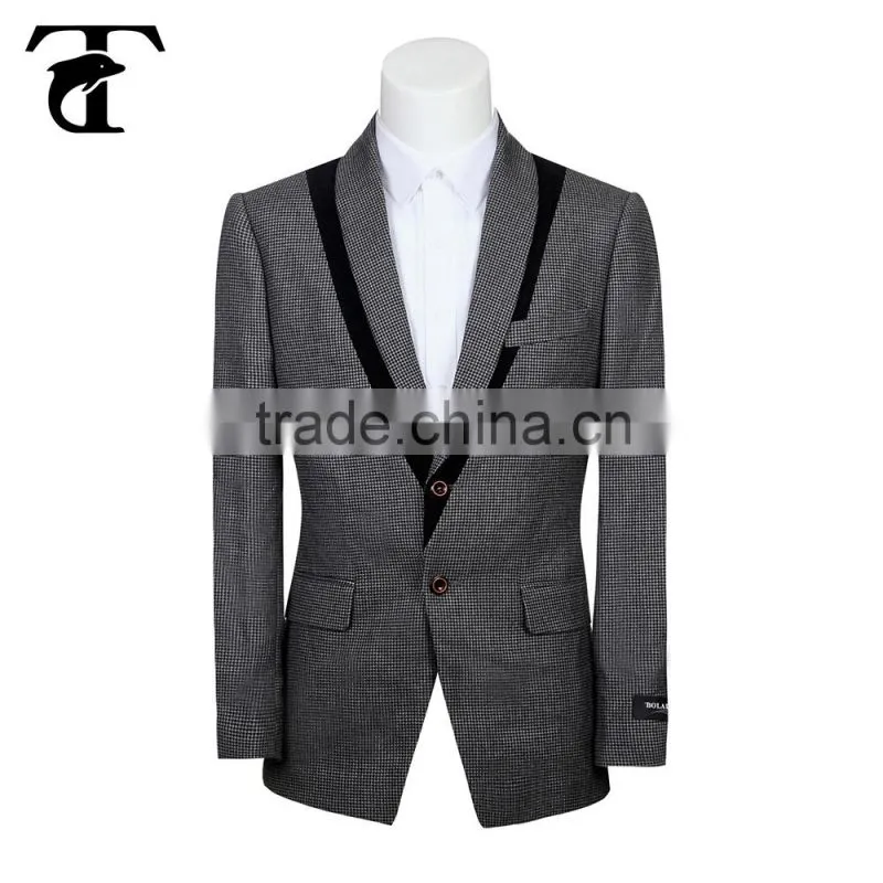 2015 new design men suit cheap mens clothing custom men blazer