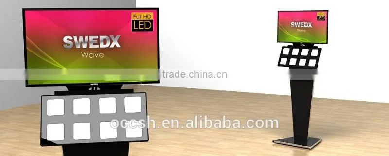 Swdex Wave 50 Inches Remote Control Advertising Display Kiosk Stand 4K Tough Panel DIgital Signage