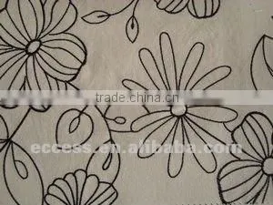 100%cotton embroidered fabric for modern style home upholstery