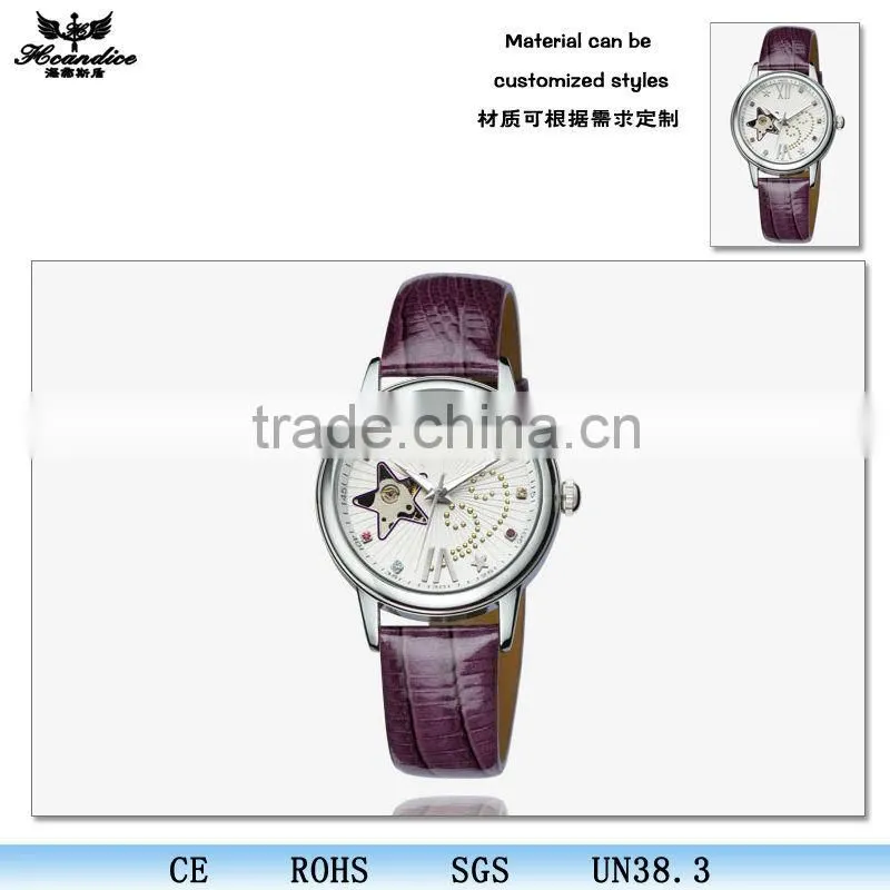 best sale sports leather men diamond watches