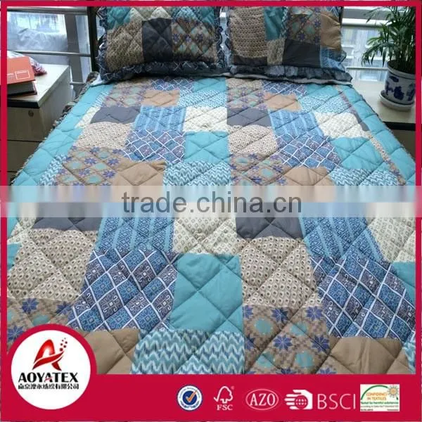 2016 nwe fashion disperse print comforter set,100%polyester microfiber comforter set,damend quilt bbed spread
