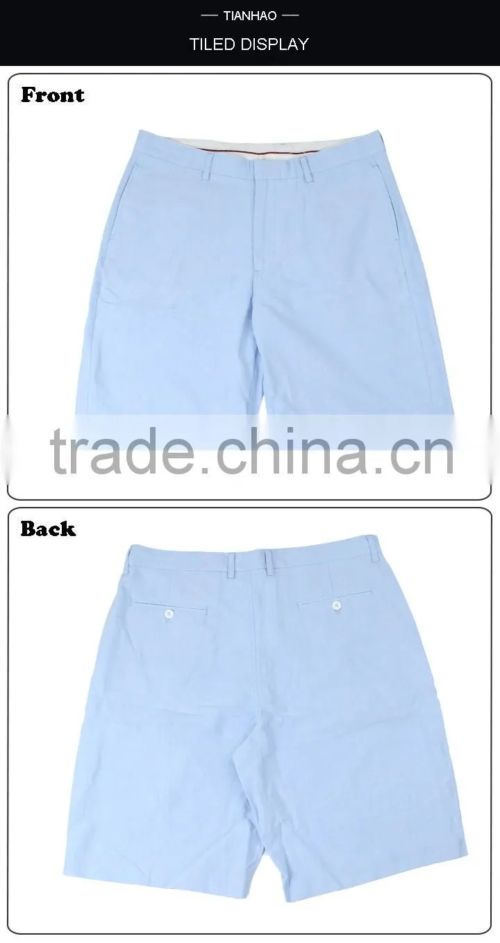 TH-RK007 Wholesale Blank Plain Custom Made Summer Mens Beach Chino Shorts
