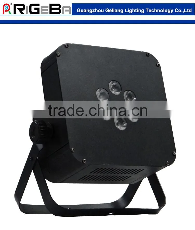 New hottest selling 6leds 4W RGBW 4in1 wireless battery led stage light led par light for wedding and party