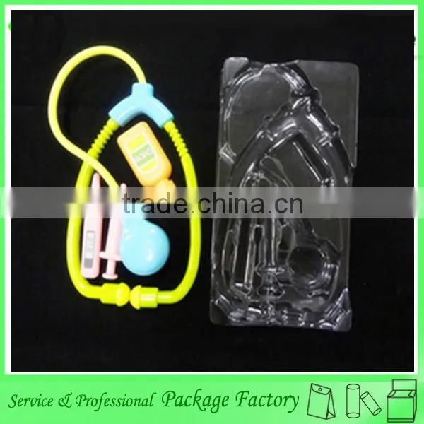 Customized plastic toy blister packaging box for mask