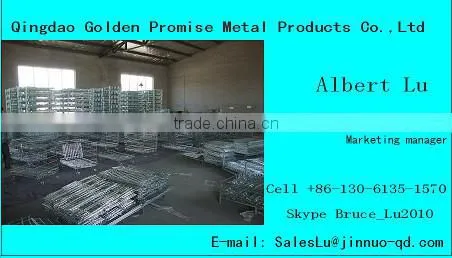 4-sides Foldable Mesh Steel Roll Container