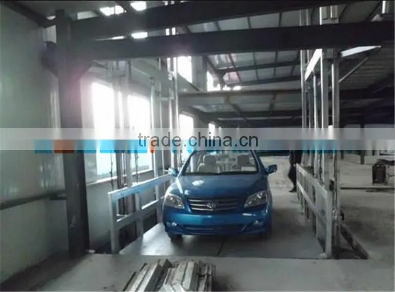 Position locks smart for car display or car storage scissor car lift