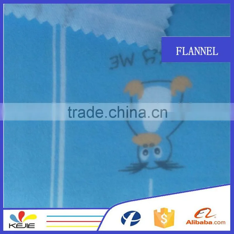hot sale 100 cotton flannel fabric from china