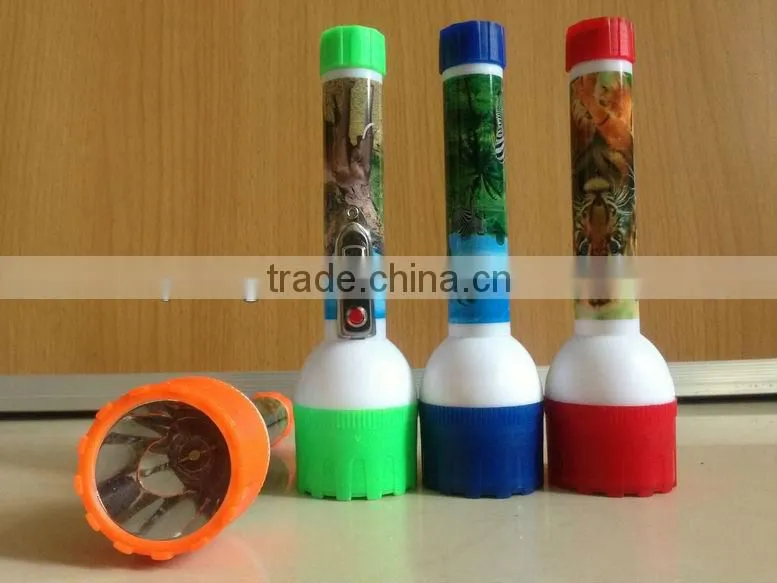 New design plastic mini led flashlight