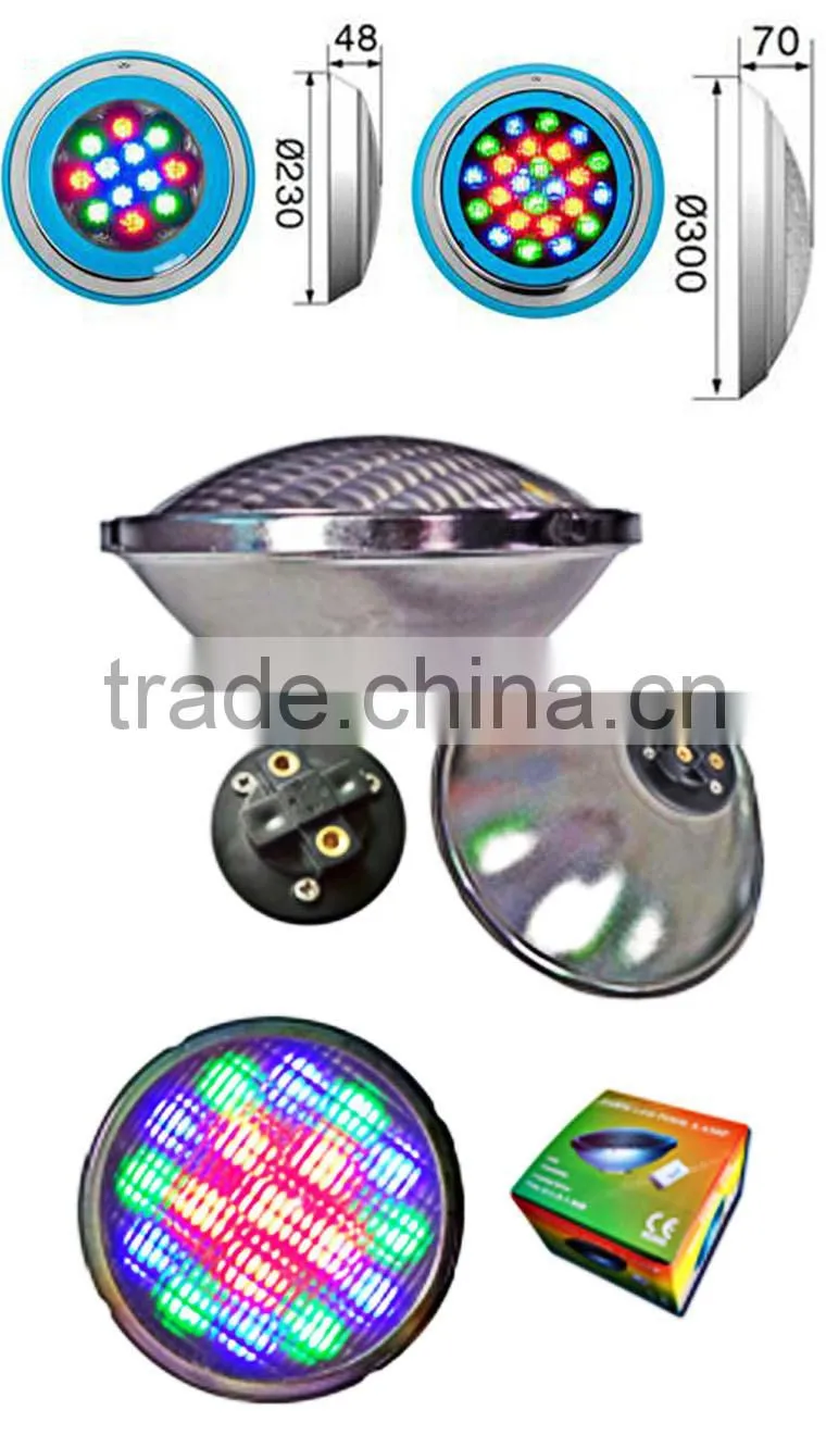 hot sale ip68 rgb led underwater light/pool light/outdoor lighting