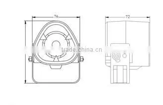 ES-302,12V 1 tone car siren,6 tone Siren,sigle tone siren,CE&ROHS