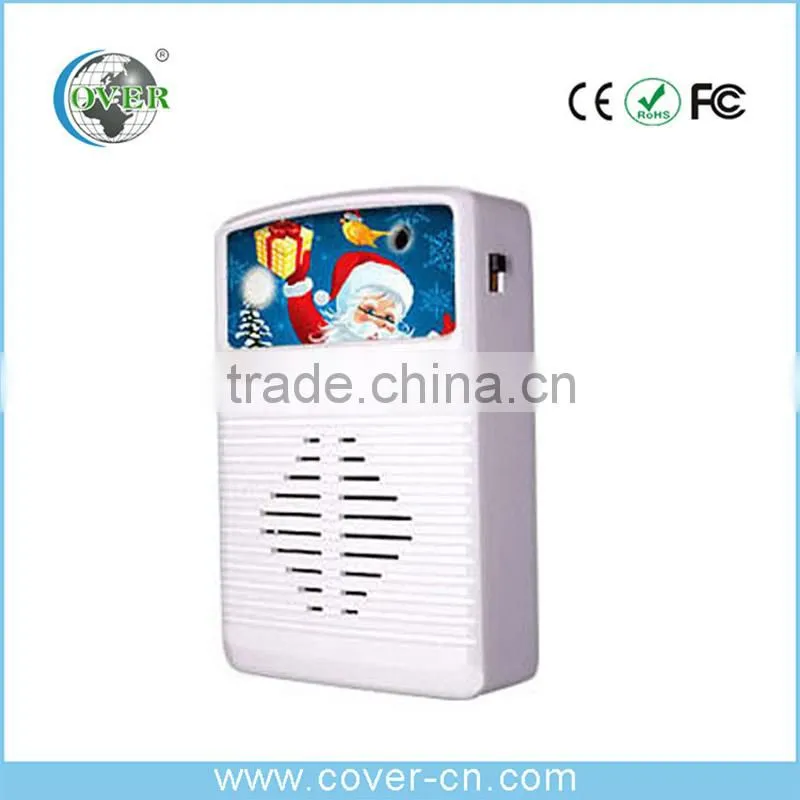 Sound recordable wireless doorbell,custom doorbell sounds