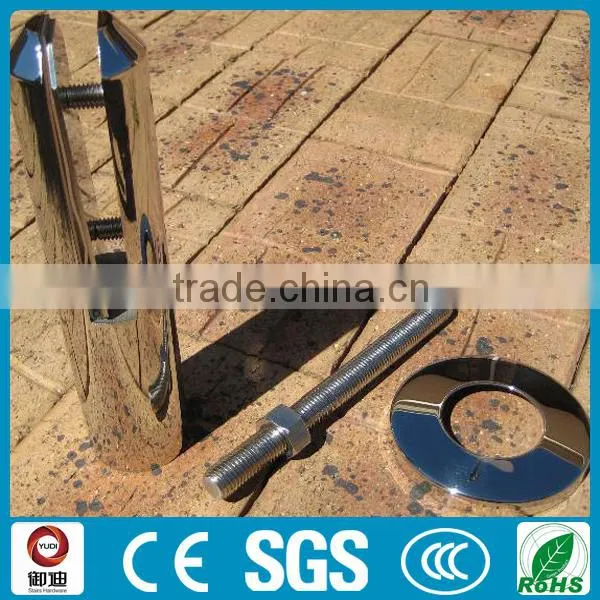China factory pool mount stainless steel frameless glass spigots