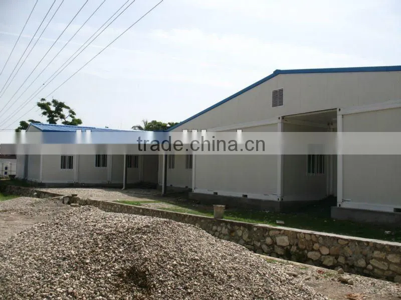 Haiti project LPCB fire resistance prefab modular house