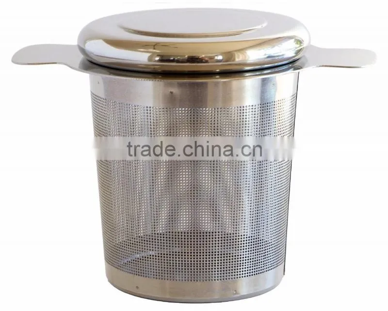 Promotional Gift Green Tea Infuser 304 Stainless Steel Simple Modern Tea Infuser Tea Strainer with Lid