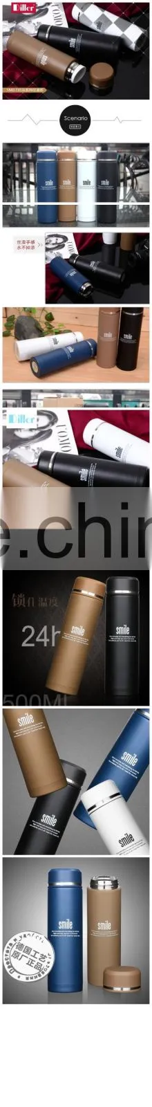 diller new hip colorful pattern business travel student stainless steel flask