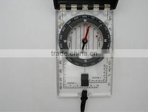 Mirrow Compass, Map Compass with Reflecting Mirrow