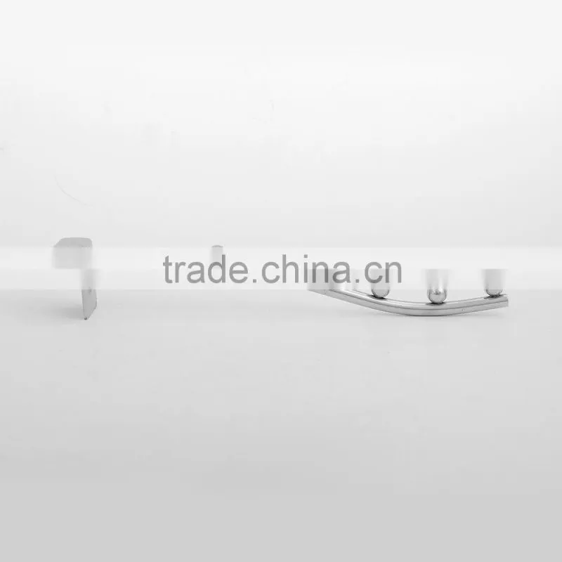 High quality hanging display hook metal tube rail hooks