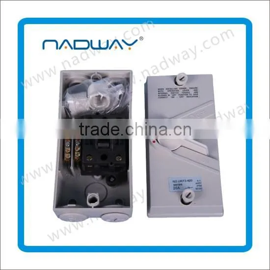 Weatherproof isolating switches Nadway