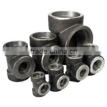 A105 forged steel SW tee 6000#