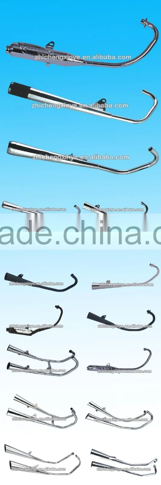 Chinese hot sale motorcycle muffler for sale