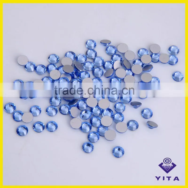 YiWu factory rice ss 3 flat back rhinestone for nail design