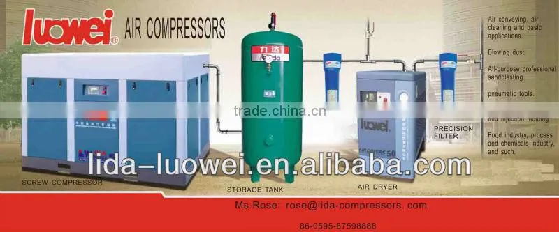 40HP-250HP for 0.5MPA Low Pressure Screw Air Compressor