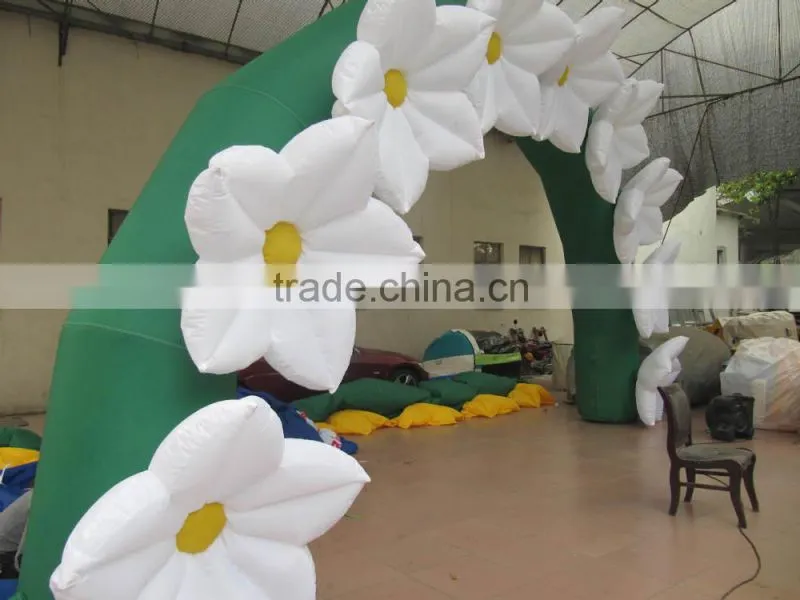 hot sale inflatable flower arch for kinds of advertising campaign and festival