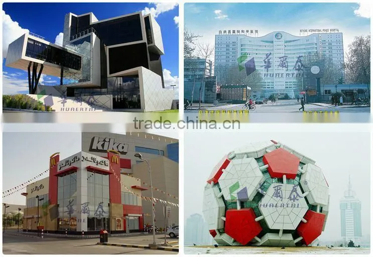 hard plastic materials of 3 mm mirror surface / mirror finishing materials /silver mirror aluminum composite panel