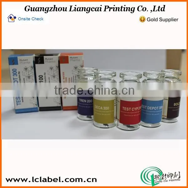 high quality 10ml hologram vial labels 10ml vial labels
